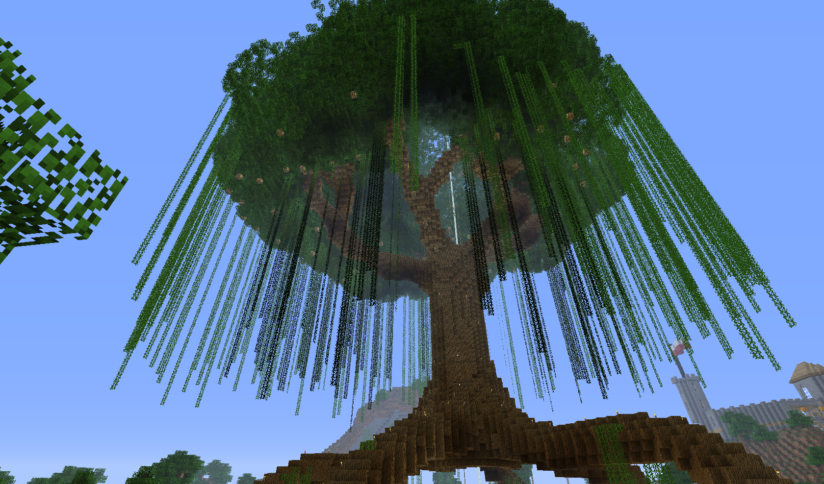Zdjęcia Minecraft. Drzewo Elfów 